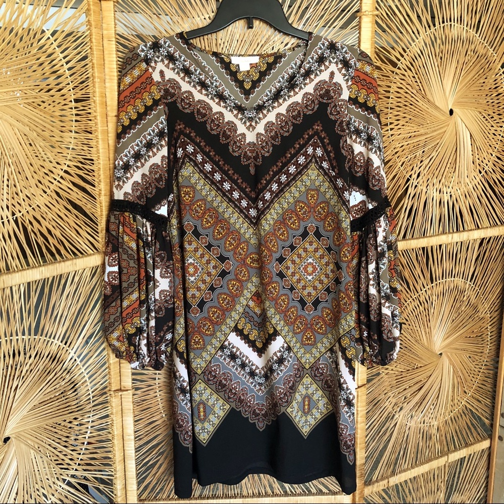 Prelude Shift Bishop Sleeve Dress